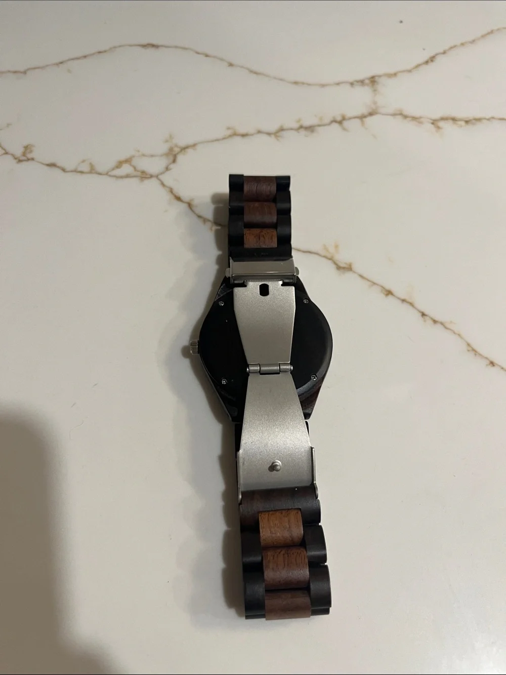 Wood Grain Men’s Watch - Brown and Black